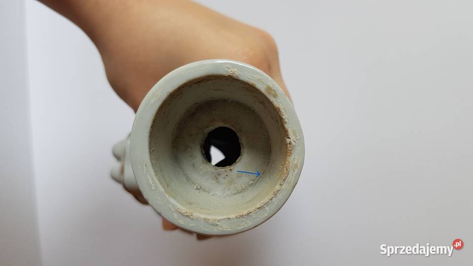 Lampa figurka Róg obfitości Ćmielów porcelana