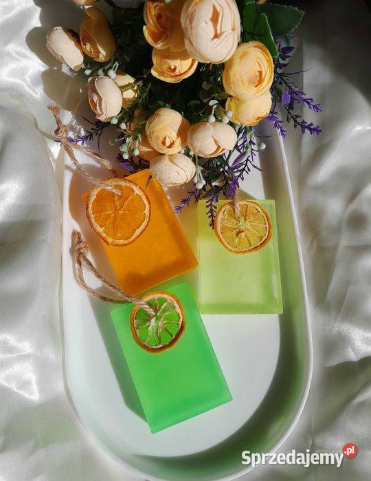 Glicerynowe naturalne mydło masujące z lufą Kozienice