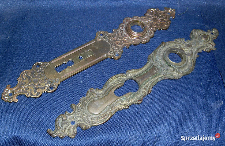 klamki i szyldy mosiężne vintageD dolnośląskie Bartków