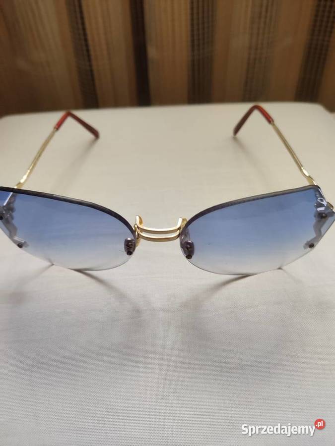 Okulary przeciwsłoneczne fioletowe Okulary śląskie sprzedam