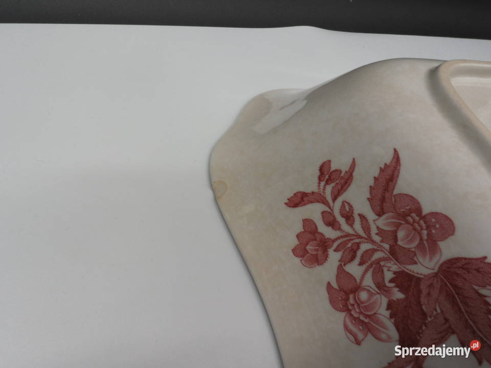 Kwadratowa Miska Spode Pink Camilla Angielska wielkopolskie Raszków