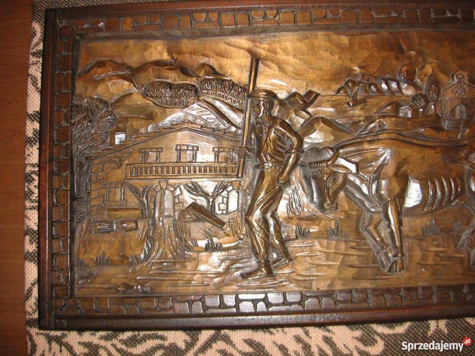 WIELKA PŁASKORZEŻBADREWNO 101x41x35 sprzedam