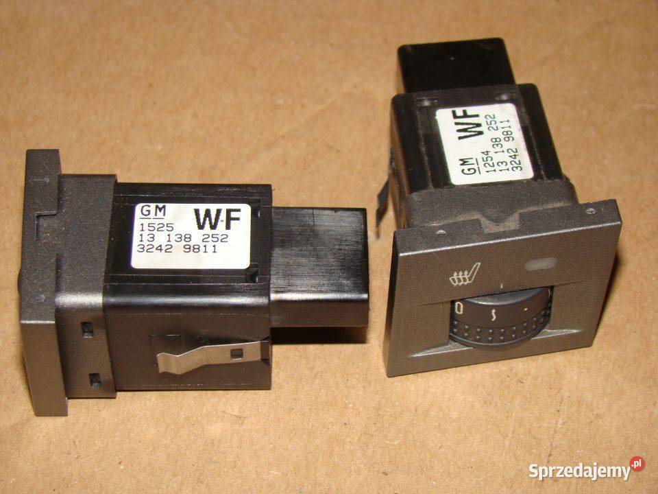 Włącznik podgrzewania fotela prawy lewy kierowcy osobowe Parcice