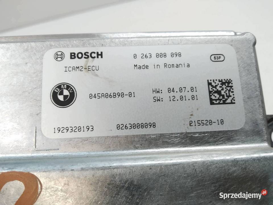 MODUŁ KAMERY ICAM2 5A06B90 0263008098 Bmw Seria Rok produkcji 2019