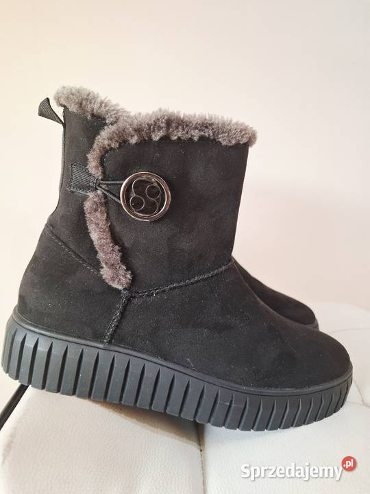 Ciepłe buty 38 zimowe śniegowce botki Oliver 24.5cm Kraków sprzedam