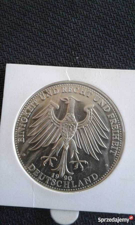 MonetaMedal z 1990 rZjednoczenie Niemiec Numizmatyka
