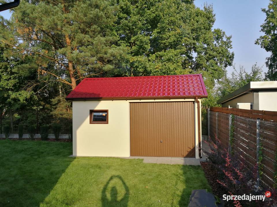 Garaż tynkowany na raty 827zł/m2