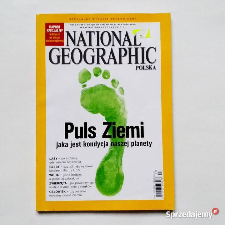 National Geographic Polska Lipiec 2009 Łódź sprzedam