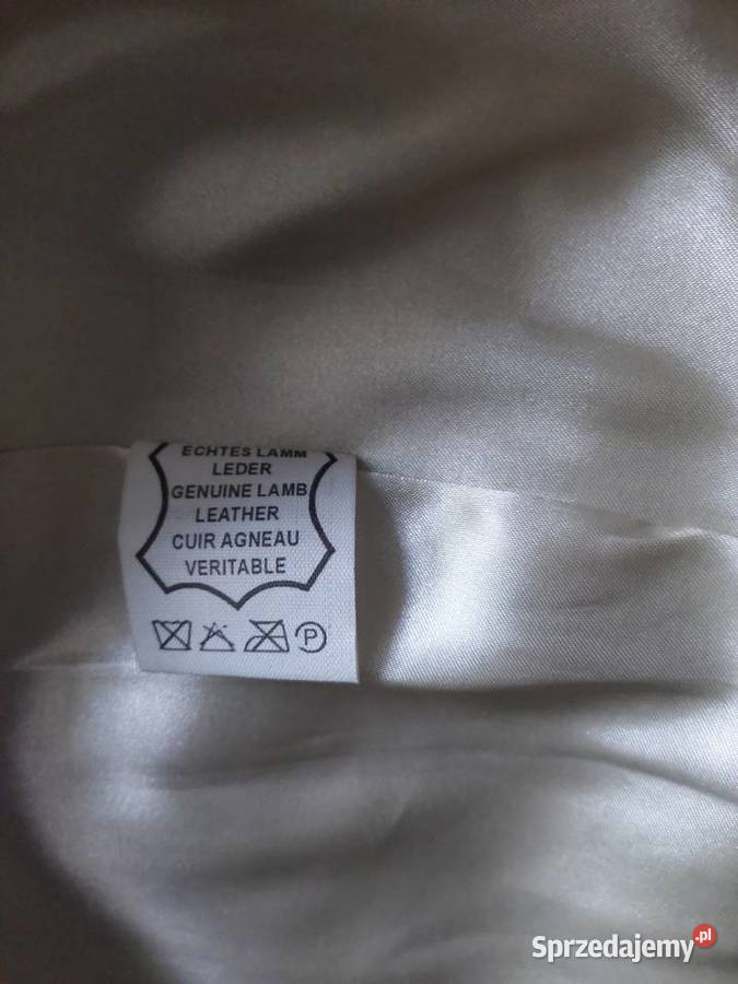 Marynarka skórzana biała SM skóra naturalna Skóra naturalna  Wrocław