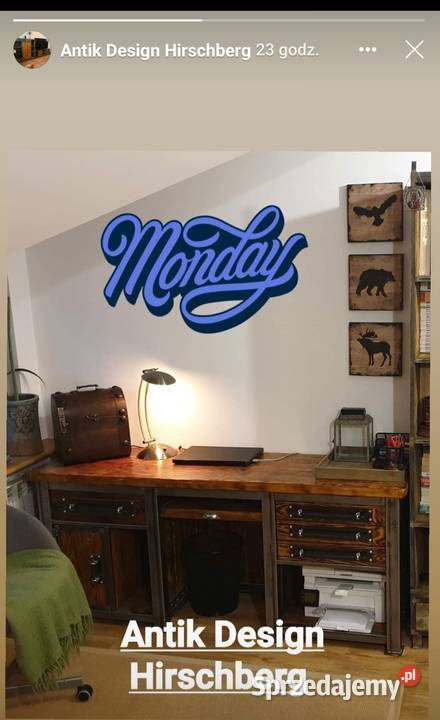 Industrialne Biurko Biurko Loft Warszawa sprzedam