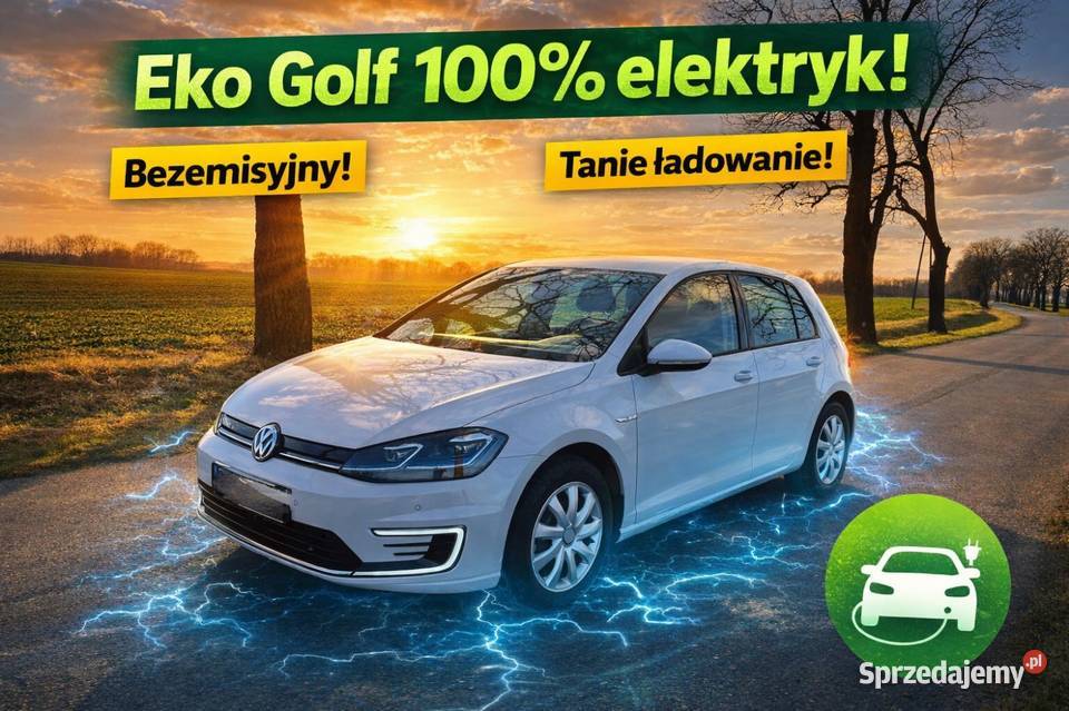 VW Golf VII 7 EGOLF Elektryk 2020r Środa Śląska sprzedam