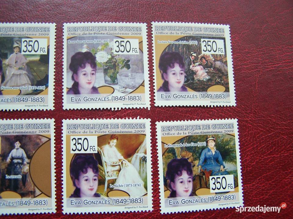 Gwinea 2009 MNH Sztuka Malarstwo Eva Gonzales śląskie Tychy
