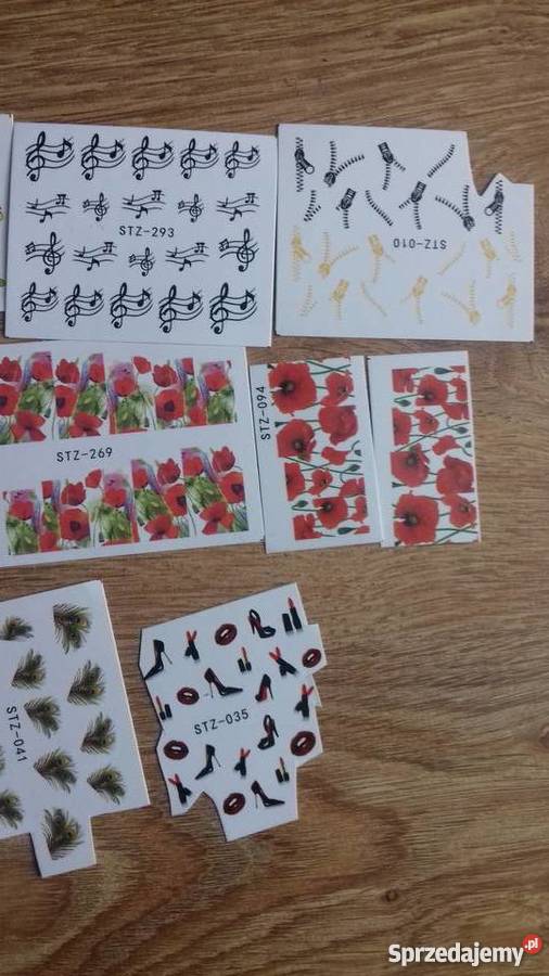 Zestaw do Manicure Inglot naklejki