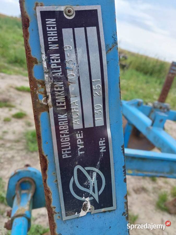 Lemken achat Krzewiny sprzedam