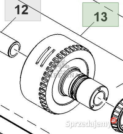 John Deere 8110 8210 8310 8410 Bęben CZĘŚCI wielkopolskie Jastrzębniki