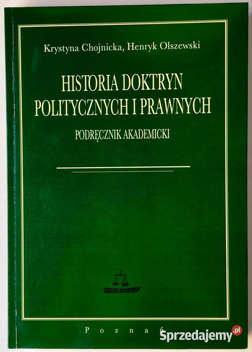 Historia Doktryn Politycznych i Prawnych Świdnica sprzedam