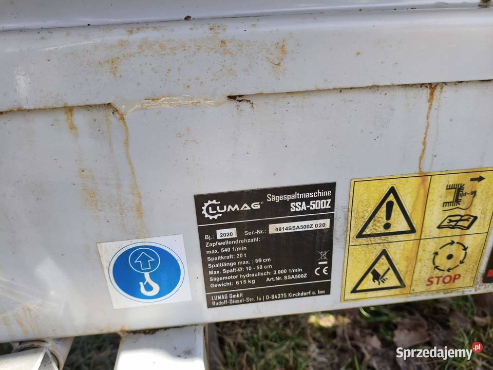 Piło łuparka lumag SSA500Z