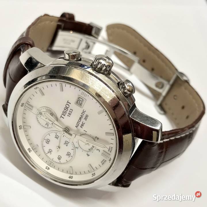 Tissot PRC 200 Auto Chronograph perłowa tarcza mazowieckie Warszawa