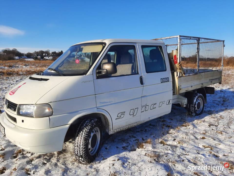 Volkswagen t4 transporter 25 tdi syncro 4x4 napęd 4x4