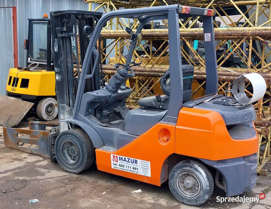 Wózek widłowy Toyota 5FG25 z chwytakiem Kraków