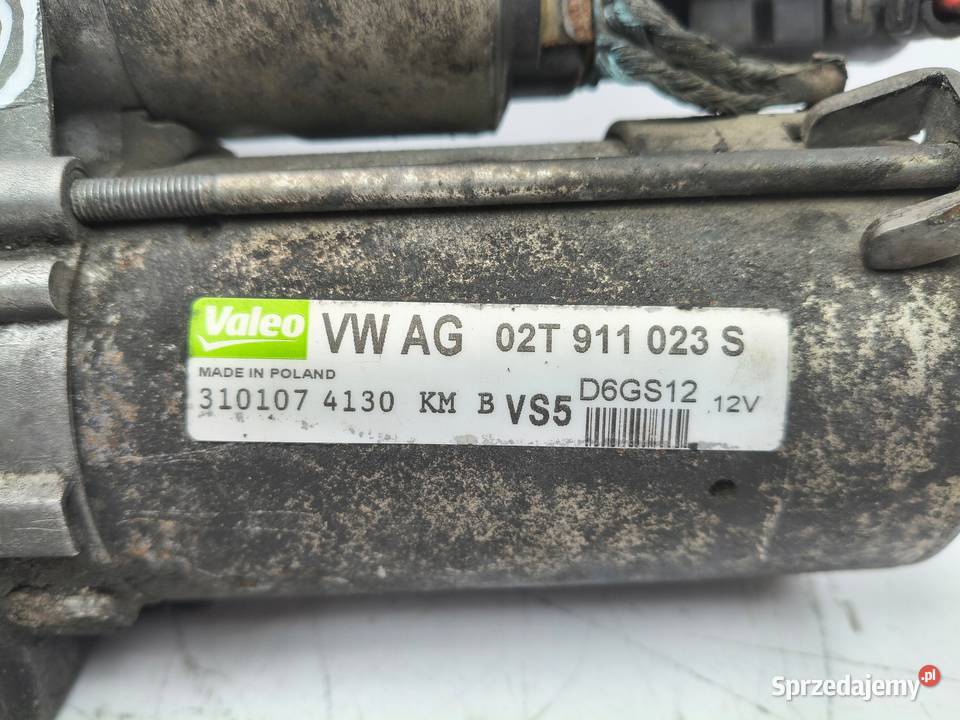 ROZRUSZNIK Audi A3 8P 16 FSI valeo 02T911023S Chełm