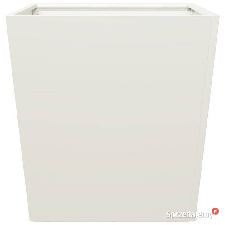 Donice ogrodowe białe 2 50x50x50 stal WM851069 Donice mazowieckie Warszawa