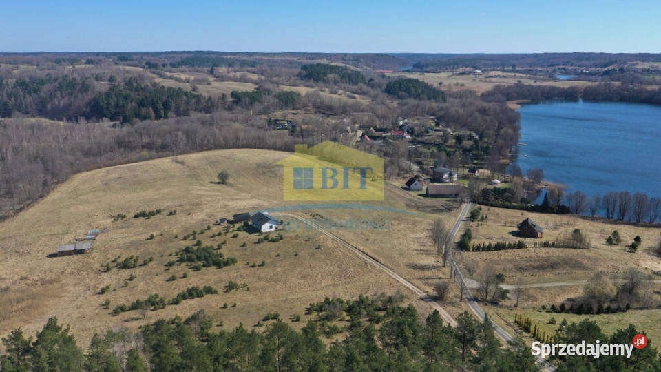 Działki Jeziorem Żerdno polna