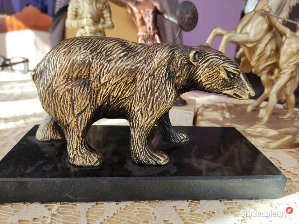 figurka figurki mosiądz metal kamień Gorzów Wielkopolski