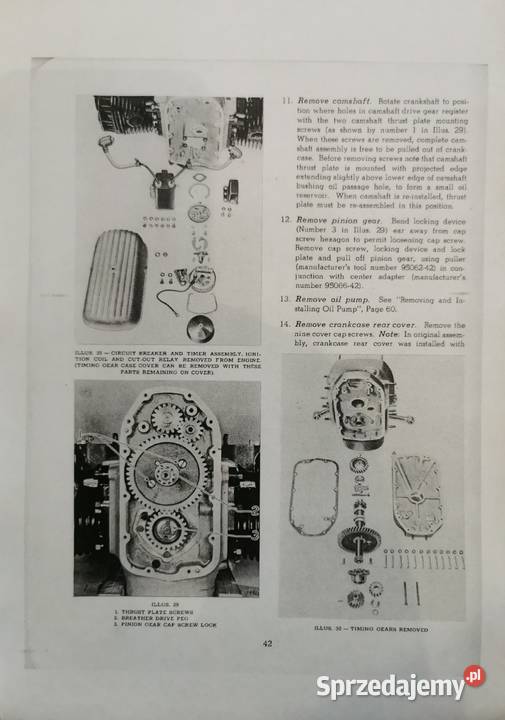 Instrukcja obsługi HarleyDavidson Model 42XASolo Lębork sprzedam
