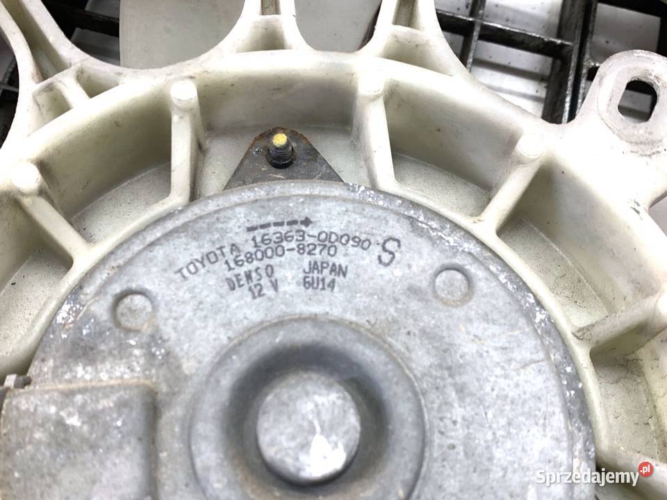 WENTYLATOR CHŁODNICY TOYOTA YARIS III 10 69 Wentylatory chłodnicy