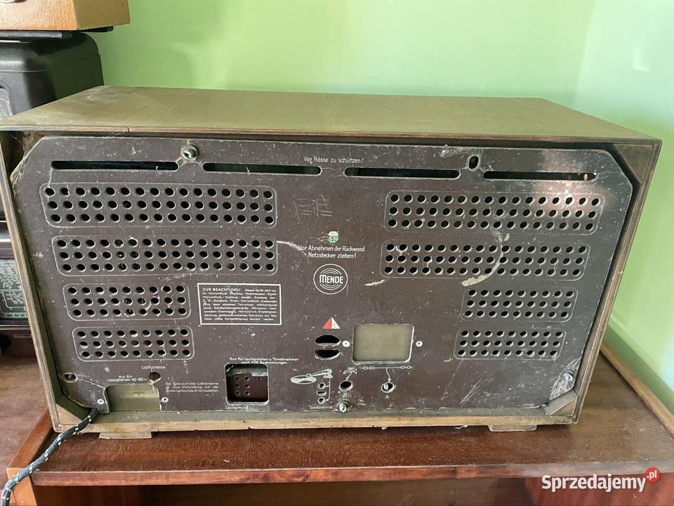 Stare radio lampowe Mende MS225w Antyki Koszalin