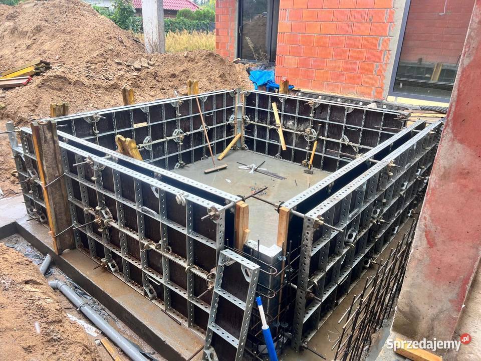 Zestaw lekkich szalunków ściennych TYP TEKKO 50 Leszno