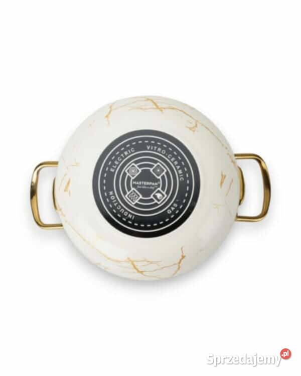 Garnki marmur białe kremowe lawenda 4