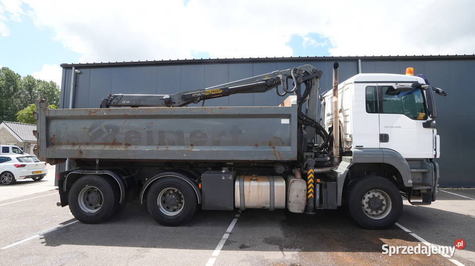 Wywrotka 6x6 z dzwigiem bordmatic Man Tgs Wywrotki Warszawa