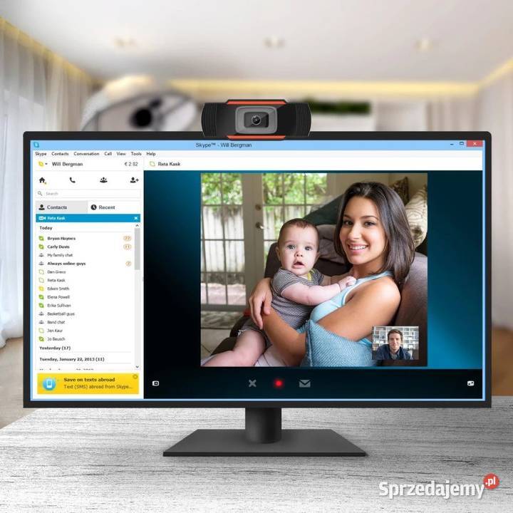KAMERA INTERNETOWA FULL HD z mikrofonem do nauki Wrocław