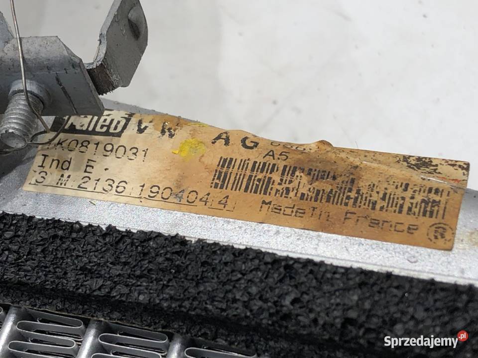 NAGRZEWNICA VW GOLF V 1K0819031 Hatchback 0310