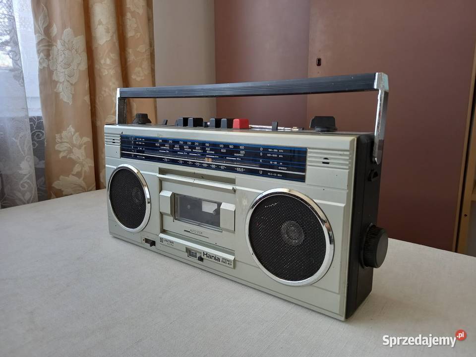 Retro magnetofon Hania RMS 401 z czasów PRLu Elektronika