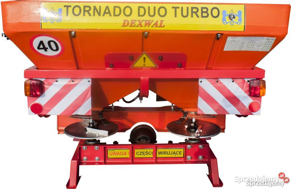 Rozsiewacz Nawozów Tornado 850L1200 TRANSPORT Pasturka