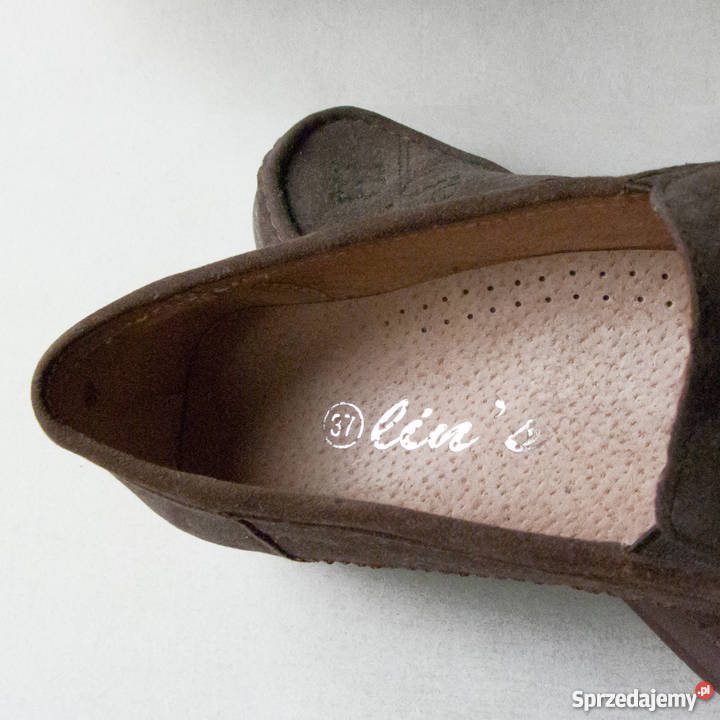 Półbuty zamszowe Lins 37 Rozmiar 37