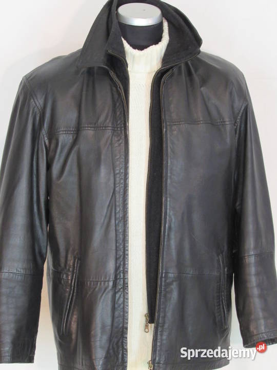 KURTKA SKÓRZANA MĘSKA ZIMOWA R50 Rozmiar XL Łask