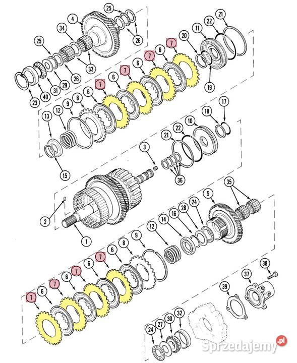 Przekładka tarczy sprzęgła Case McCormick Białystok