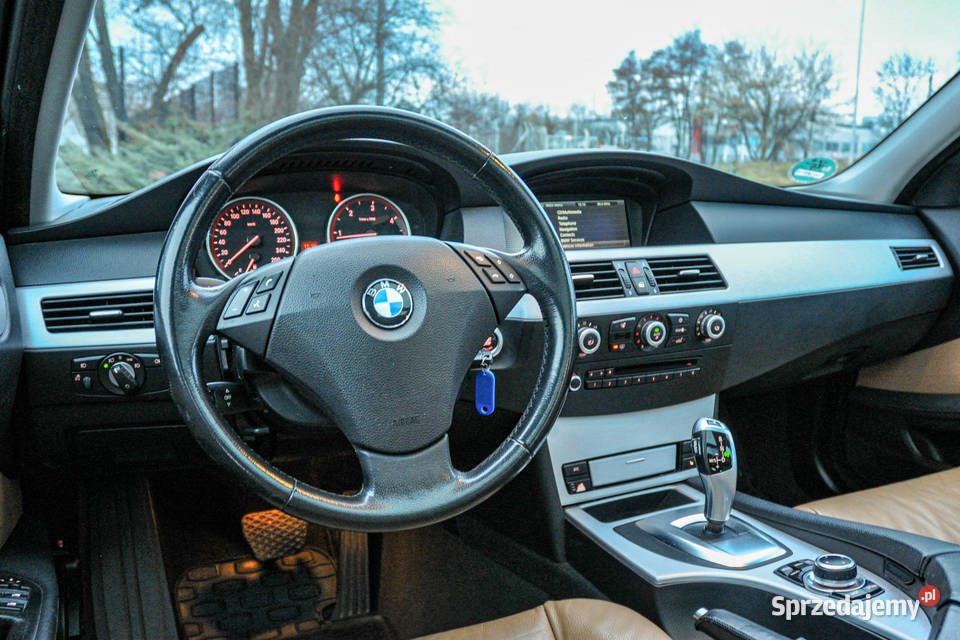 BMW Seria 5 Automat Lift 2009 r Skóry Wrocław