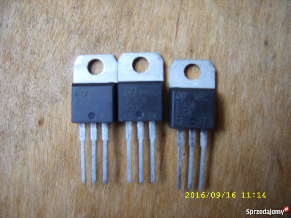 TRIAKI BT134 BTA 26 T 0613 T 2513 NOWE