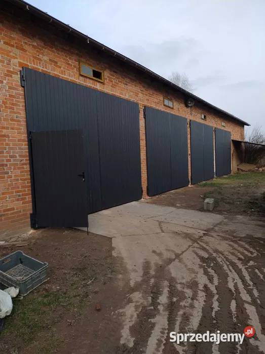 Bramy Drzwi garażowe przesuwne wrota stalowe Grójec