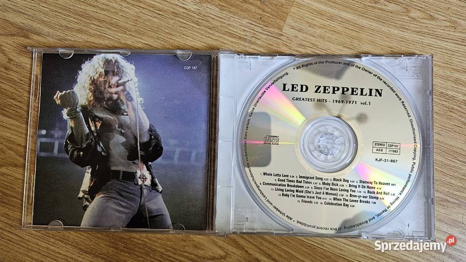 50 Led Zepellin na płytach CD Bydgoszcz