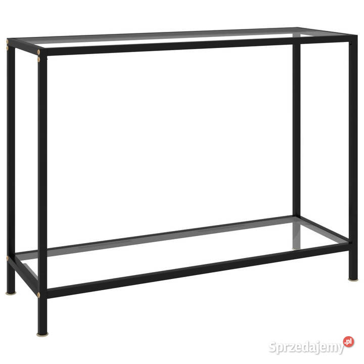 Stolik konsolowy przezroczysty 100x35x75 szkło Warszawa sprzedam