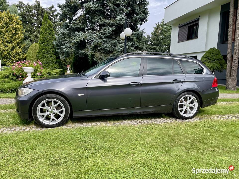 BMW E91 325i 2005 r jasny środek manual Kombi Nowy Tomyśl