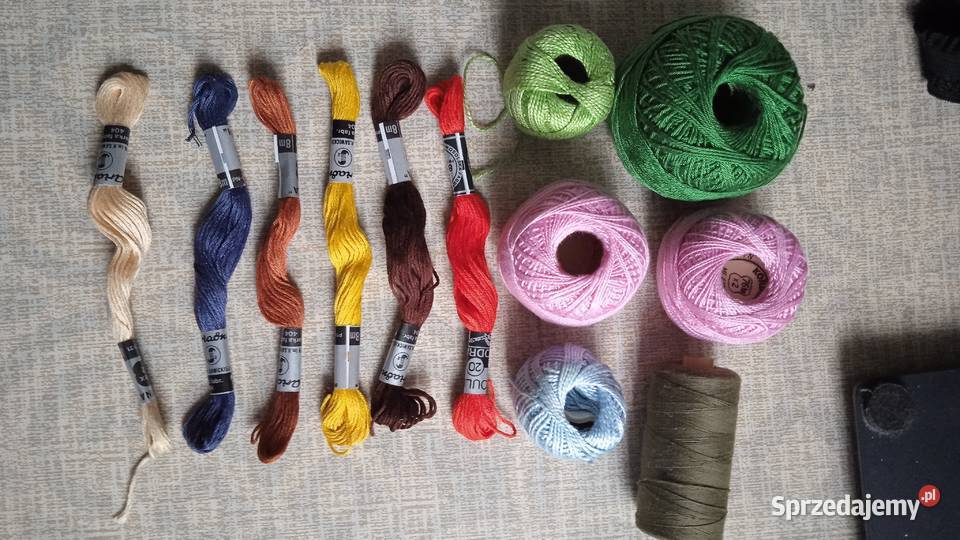 Zamki suwaki ubraniowe 7 15 nici mulina kordonek Pozostałe Kraków