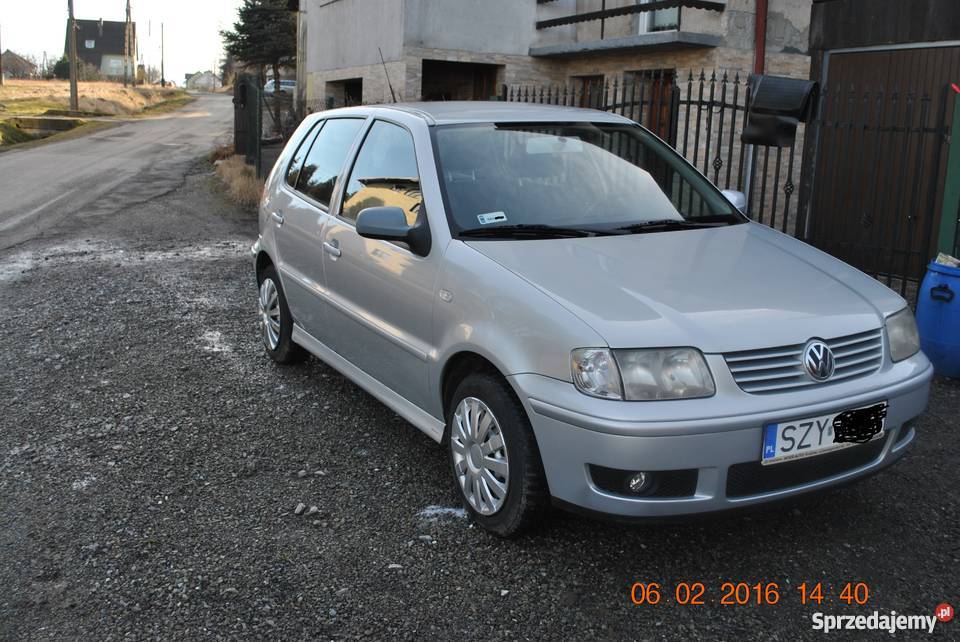VV Polo 14 benzyna srebrny 2000 manualna śląskie Radziechowy
