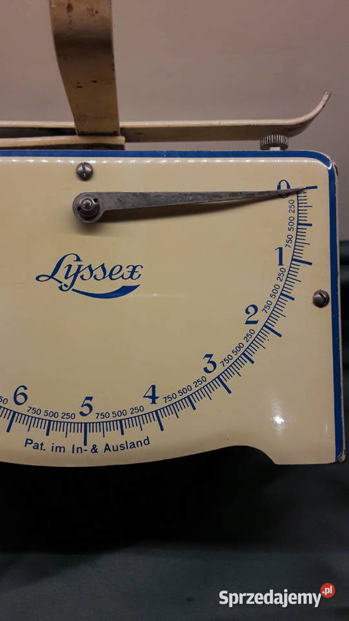 Stara waga szwajcarska Lyssex opolskie sprzedam